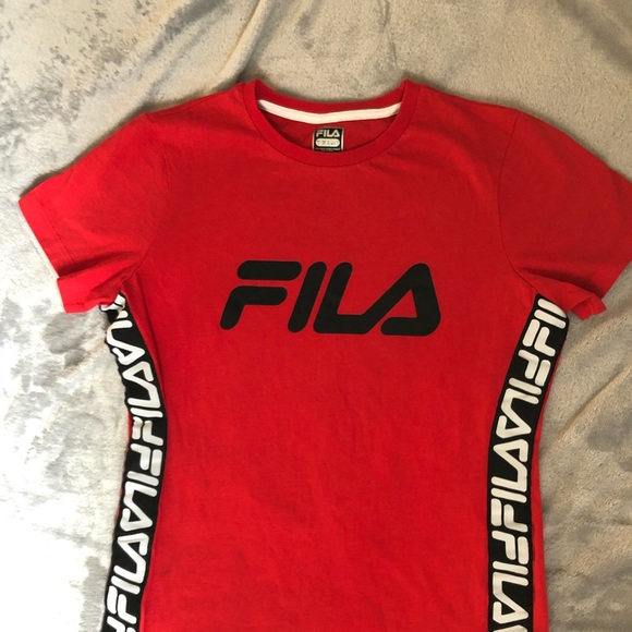 FILA women’s sport street top shirt small red - Picture 6 of 8